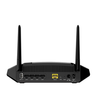 NETGEAR 美国网件 R6260 1600M WiFi 5 家用路由器 黑色