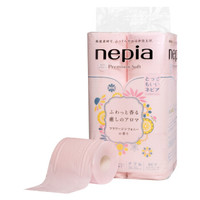 nepia 妮飘 premium soft治愈系 香氛粉色卷纸 25米*12卷 *2件