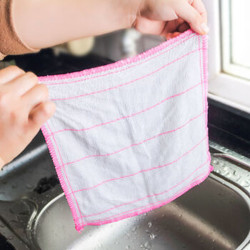 洗碗布清洁抹布毛巾吸水刷碗百洁布 5条