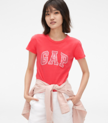 Gap 盖璞 215888 女士徽标短袖T恤