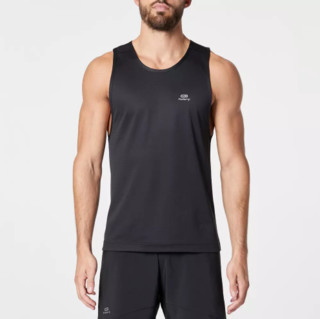 DECATHLON 迪卡侬 男士运动背心 169571-8488395 黑色 L