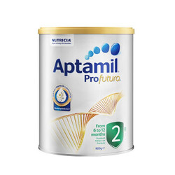 澳洲Aptamil爱他美婴儿配方奶粉白金版2段(6-12月)900g 2020年9月到期 *2件