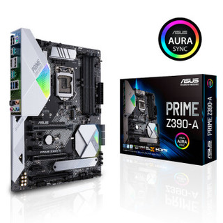 ASUS 华硕 PRIME Z390-A 主板 大师系列+英特尔 i9-9900K CPU 板U套装