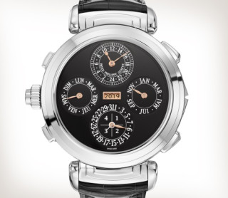 patekphilippe百达翡丽超级复杂功能时计系列6300a010大师弦音不锈钢