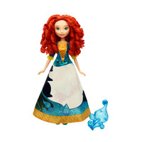 孩之宝 迪士尼公主魔法变色系列公主梅瑞达人偶娃娃 女孩玩具礼物