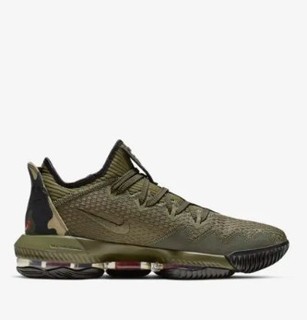 NIKE 耐克 LEBRON XVI LOW EP 男子篮球鞋 CI2669-300军绿色 42