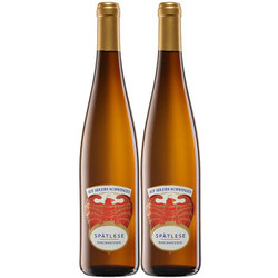 Rheinhessen 莱茵黑森 雷司令 桃花鹰晚收甜白葡萄酒 750ml*2瓶