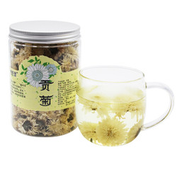 传花录花茶花草茶菊花茶贡菊白菊花可搭配金银花枸杞养生茶30g 罐 什么值得买