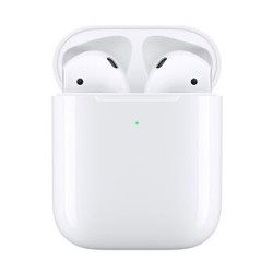 Apple 苹果 新AirPods（二代）无线蓝牙耳机 有线充电盒版 日版