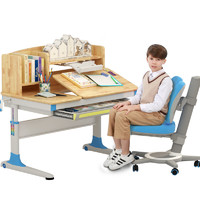 乐仙乐居 儿童学习桌实木书桌小学生写字桌椅组合套装可升降课桌椅
