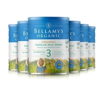 BELLAMY'S 贝拉米 有机婴幼儿奶粉 3段 900g 6罐装 *6件