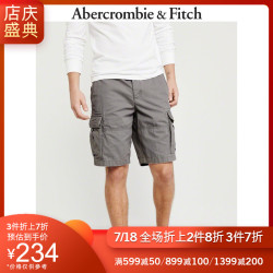 Abercrombie&Fitch男装 工装短裤 242801-1 AF