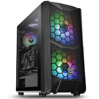 Thermaltake 曜越 指挥官 C35 TG RGB ATX机箱 半侧透 黑色