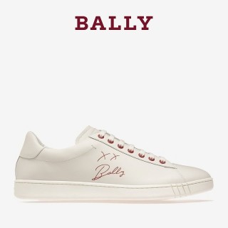 Bally/巴利 七夕限定ASHER男士白色小牛皮运动鞋6230427