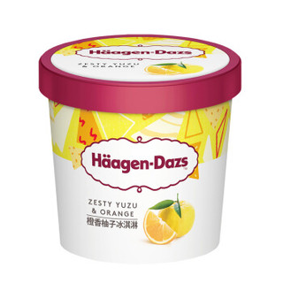 限地区、京东PLUS会员：Häagen·Dazs 哈根达斯 橙香柚子口味 冰淇淋 81g *6件