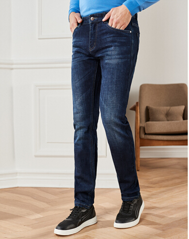 FIRS 杉杉 牛仔裤男修身时尚舒适中腰微弹牛仔裤男 TNK7309226