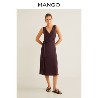 MANGO 41045770 女款V领连衣裙