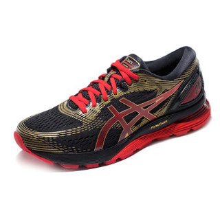 ASICS 亚瑟士 GEL-NIMBUS 21 1011A257-001 跑步鞋 (黑/红、 41.5)