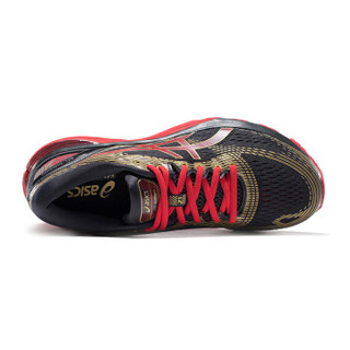 ASICS 亚瑟士 GEL-NIMBUS 21 1011A257-001 跑步鞋 (黑/红、 41.5)