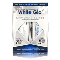 银联专享：White Glo 钻石系列牙齿美白套装 （美白凝胶+美白牙膏+齿模）