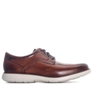 ROCKPORT 乐步 Garett Plain Toe系列系带平底男士休闲鞋休闲皮鞋 CH4295 Cognac UK 10 