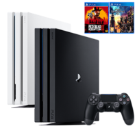 SONY 索尼 PlayStation4 Pro（PS4 Pro）游戏主机 国行 + 《荒野大镖客2》《王国之心3》