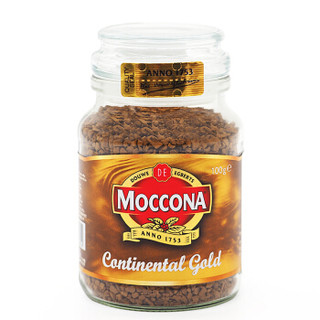 京东PLUS会员：Moccona 摩可纳 欧风上选 冻干速溶咖啡粉 100g *5件