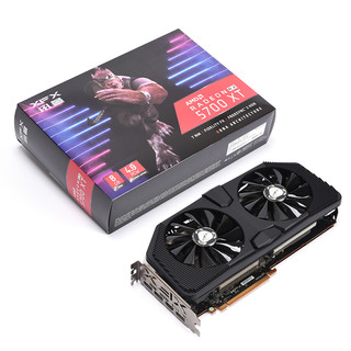 XFX 讯景 RX 5700 XT 8GB 黑狼版 显卡 8GB 黑色