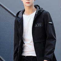 Mexican 稻草人 风衣男时尚修身外套韩版休闲青少年夹克 DC2737