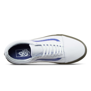 Vans范斯官方正品 白色Old Skool低帮男士运动休闲鞋