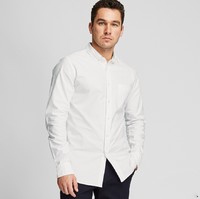 UNIQLO 优衣库 419010 男士牛津纺修身衬衫