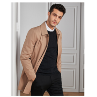 FIRS 杉杉 休闲时尚中长款翻领防风风衣外套 TF8842177-2