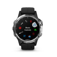 GARMIN 佳明 fenix 5 Plus 多功能心率腕表 银黑色英文版