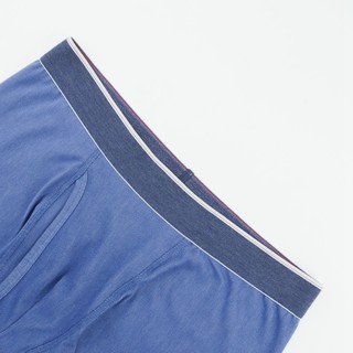 UNIQLO 优衣库 414998 男装 SUPIMA COTTON针织短裤(普通腰) (天蓝色、XL、棉67% 聚酯纤维27% 聚氨酯弹性纤维(氨纶)6%)