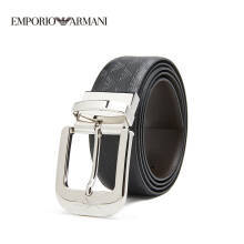 3日6点：EMPORIO ARMANI 阿玛尼奢侈品19春夏新款男士腰带 Y4S070-YKL2E-19S BLACK-88443 U
