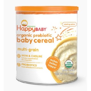 HappyBaby 禧贝 婴幼儿有机混合谷物米粉 198g 4罐装