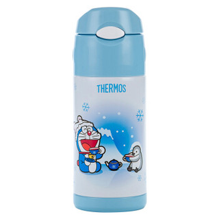 THERMOS 膳魔师 真空不锈钢保温杯 FFI-403-DRM001 蓝色哆啦A梦 360ML