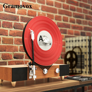 Gramovox 格莱美 黑胶唱片机 胡桃木色