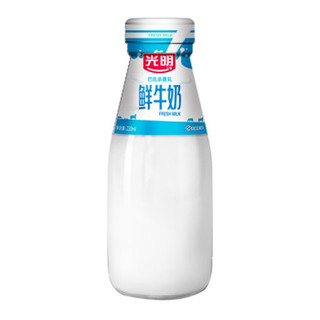 Bright 光明 小口瓶鲜牛奶 (220ml 、原味、礼盒装)