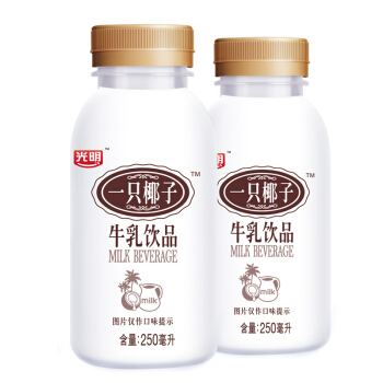 Bright 光明 一只椰子牛乳饮品 250MLx24瓶整箱