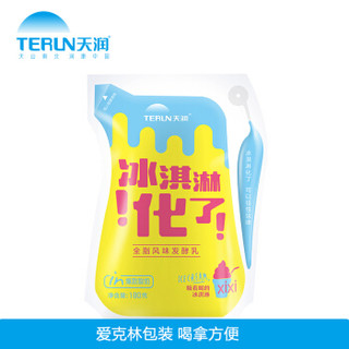 TERUN 天润 新疆天润浓缩酸奶整箱冰-淇-淋化了风味发酵乳低温 180g*12袋