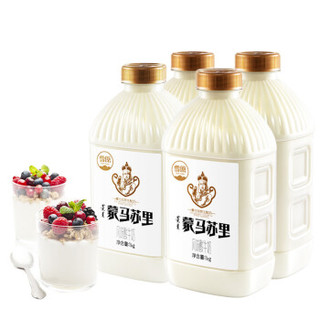 雪原 活菌酸牛奶 1kg*4瓶