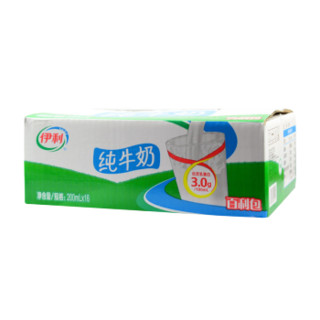 yili 伊利 纯牛奶 200ml*16袋