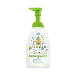 8日0点前2小时2件85折：Babyganics 甘尼克宝贝 奶瓶餐具果蔬清洗剂 无香型 473ml*2件