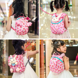 儿童小背包1-3岁宝宝书包可爱女孩双肩包包幼儿园防走失女童入园
