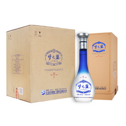 洋河蓝色经典 梦之蓝M1 45度 整箱装白酒 500ml*4瓶（内含2个礼袋） 口感绵柔浓香型