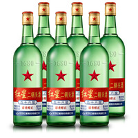 北京红星二锅头大二56度750ml*6瓶箱装白酒（新老包装随机发货）