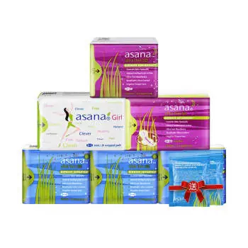  asana/阿莎娜 超薄 卫生巾套装