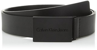 Calvin Klein卡尔文·克莱恩38mm宽带logo浮雕男士皮带