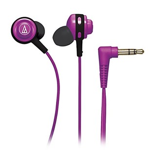 audio-technica 铁三角 ATHCOR150PL 入耳式有线耳机 紫色 3.5mm